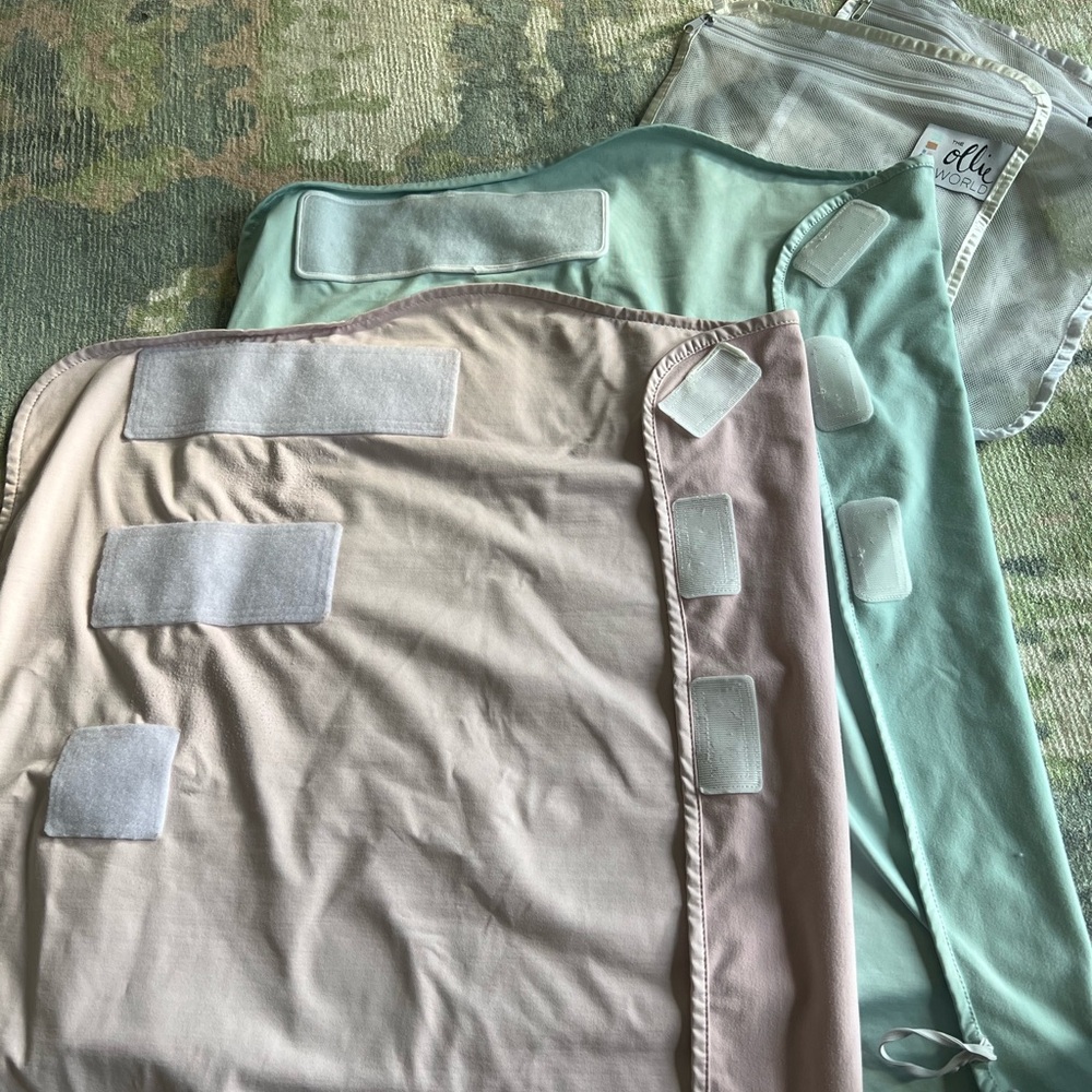 Set of Two Ollie Swaddles